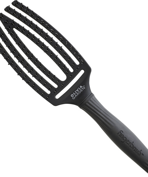 FINGER BRUSH CARE ICONIC BLACK DOUBLE MEDIUM