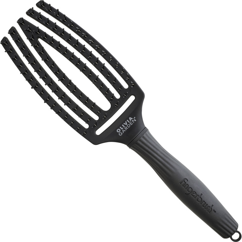 FINGER BRUSH CARE ICONIC BLACK DOUBLE MEDIUM