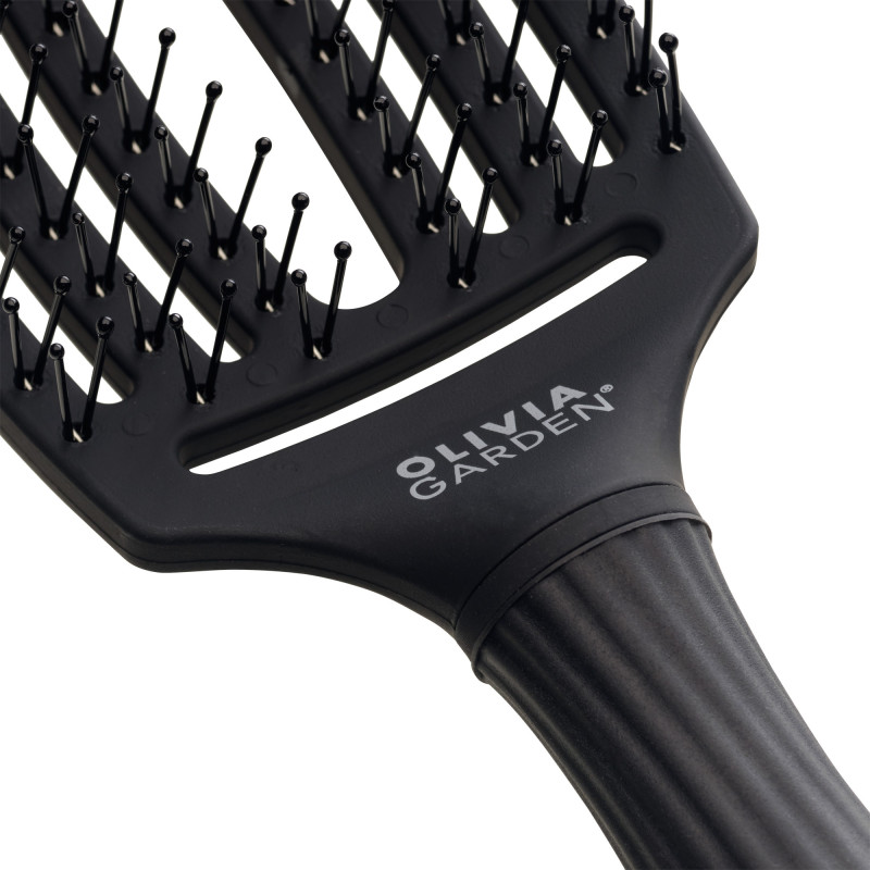 FINGER BRUSH CARE ICONIC BLACK DOUBLE MEDIUM