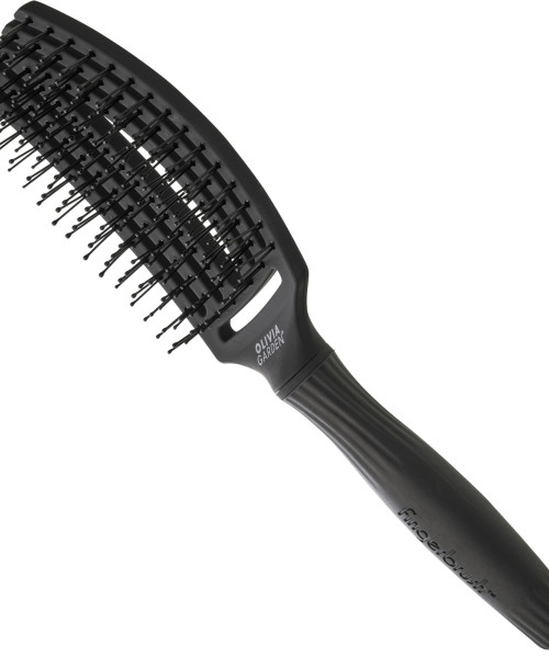 FINGER BRUSH CARE ICONIC BLACK DOUBLE MEDIUM