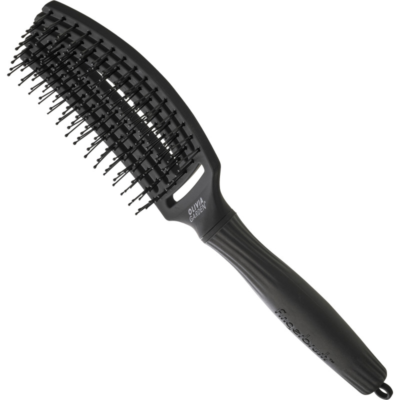 FINGER BRUSH CARE ICONIC BLACK DOUBLE MEDIUM