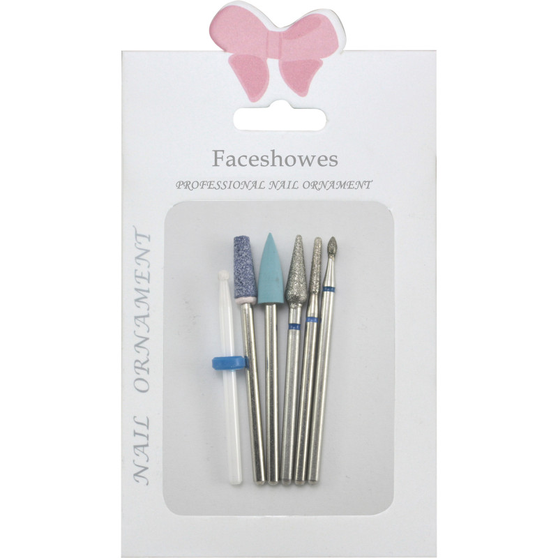 MANICURE NAIL BITS ΚΙΤ No1 6 τμχ