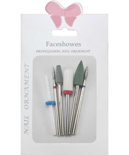MANICURE NAIL BITS ΚΙΤ No4 6 τμχ