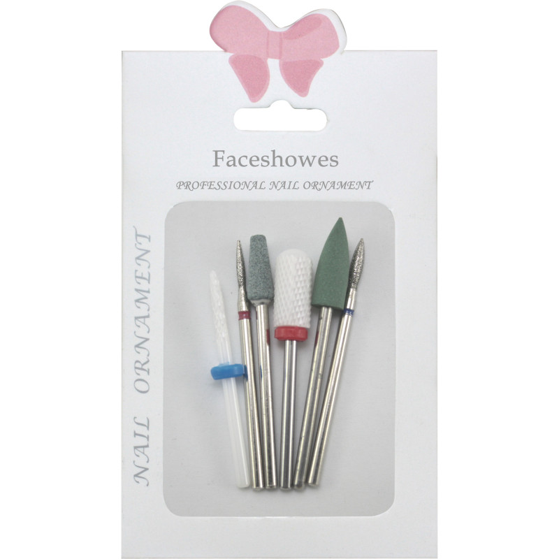 MANICURE NAIL BITS ΚΙΤ No4 6 τμχ