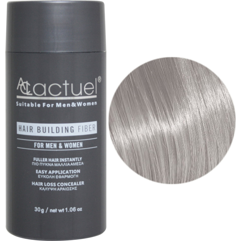 ACTUEL HAIR FIBERS LIGHT GREY 30g