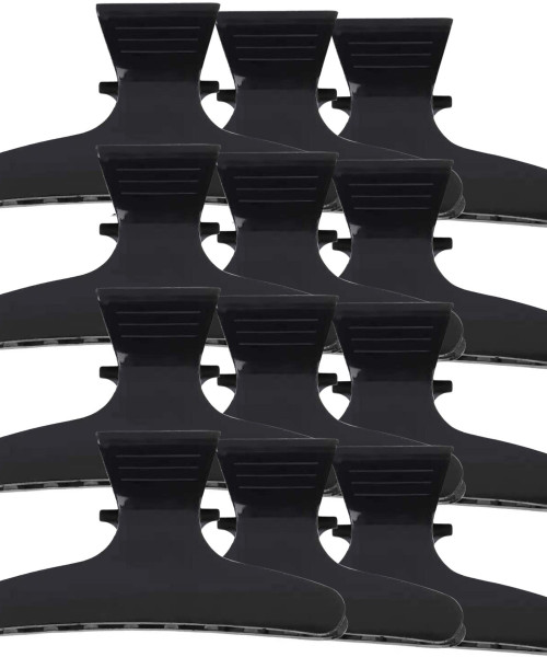 ΚΛΑΜΕΡ BUTTERFLY ΜΕΓΑΛΑ ΜΑΥΡΑ 12τμχ