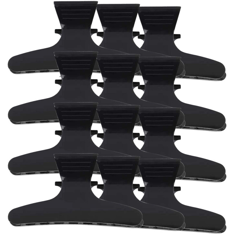 ΚΛΑΜΕΡ BUTTERFLY ΜΕΓΑΛΑ ΜΑΥΡΑ 12τμχ