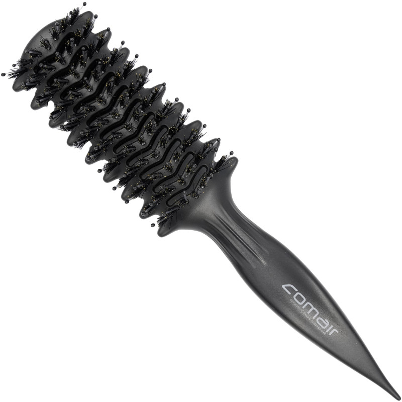 BOUNCY CURL BRUSH WILD BOAR & NYLON BLACK