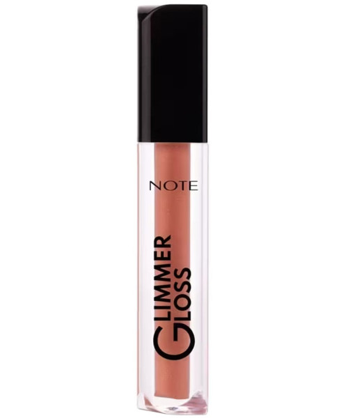 NOTE GLIMMER GLOSS No10 POPPY CORAL 3.5ml