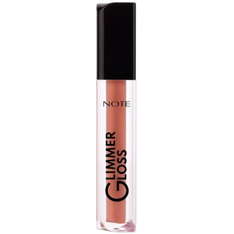 NOTE GLIMMER GLOSS No10 POPPY CORAL 3.5ml