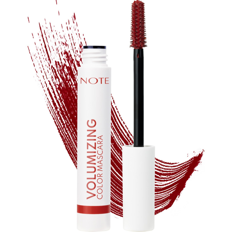 NOTE VOLUMIZING COLOR MASCARA RED 8ml