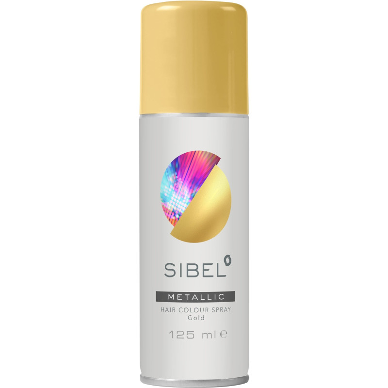HAIR COLOR SPRAY METALLIC GOLD 125ml