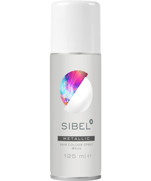 HAIR COLOR SPRAY METALLIC WHITE 125ml