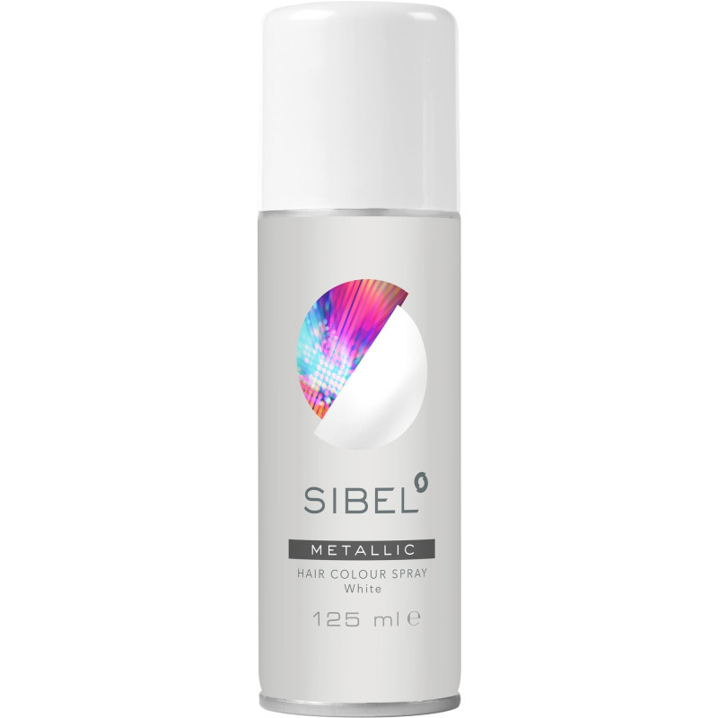 HAIR COLOR SPRAY METALLIC WHITE 125ml
