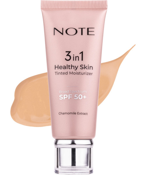 NOTE 3in1 HEALTHY SKIN TINTED MOISTURIZER LIGHT SPF50 30ml
