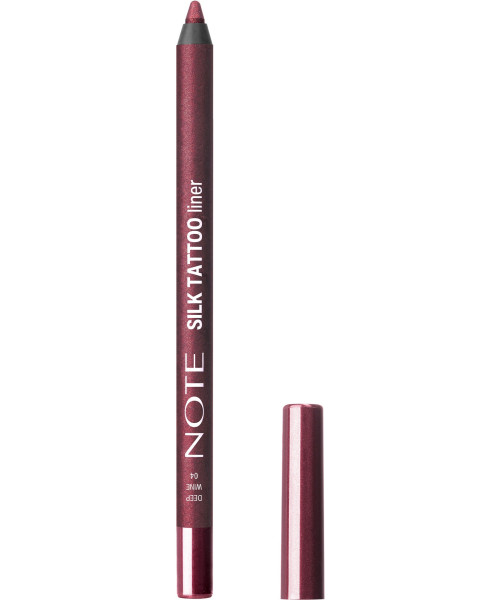 NOTE SILK TATTOO LINER No04 DEEP WINE 1.2g
