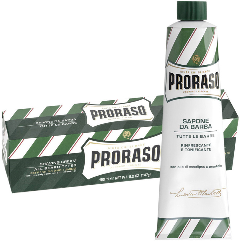 PRORASO SHAVING CREAM IN A TUBE ΕΥΚΑΛΥΠΤΟΣ 150ml