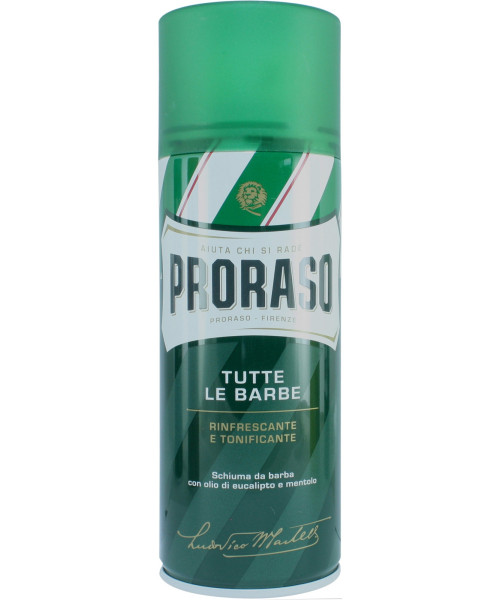 PRORASO SHAVING FOAM ΕΥΚΑΛΥΠΤΟΣ & ΜΕΝΘΟΛΗ 400ml