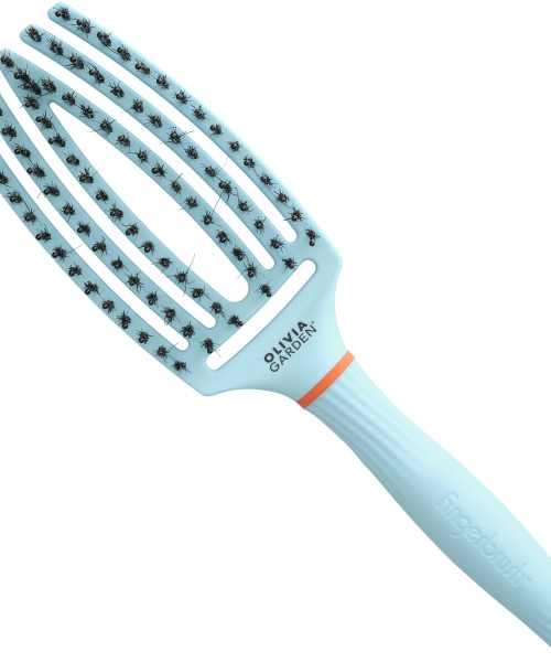 FINGER BRUSH CARE ICONIC BUBBLE BLUE MEDIUM