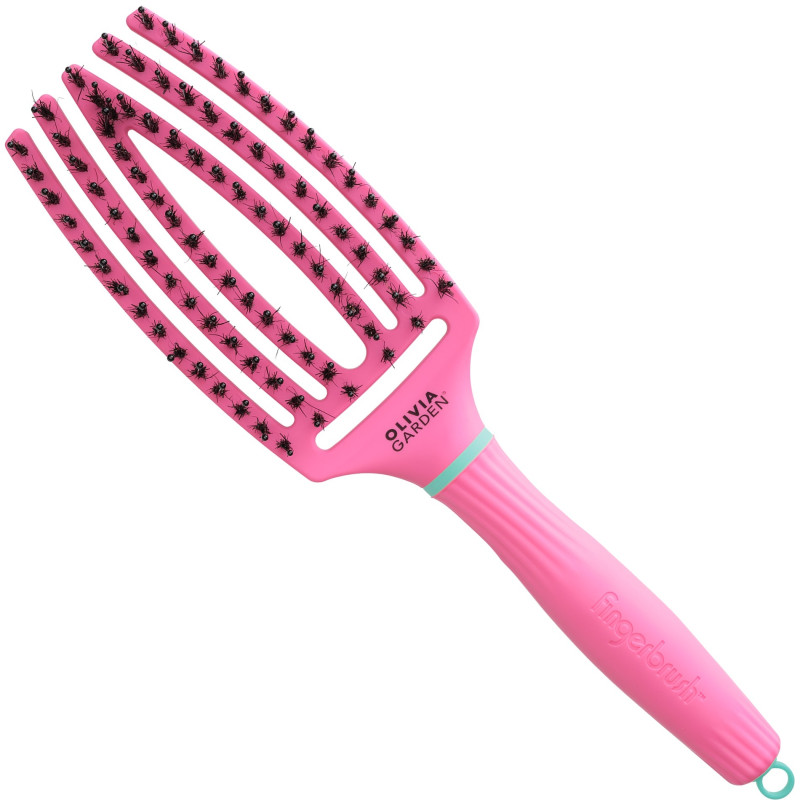 FINGER BRUSH CARE ICONIC LOLLIPOP PINK MEDIUM
