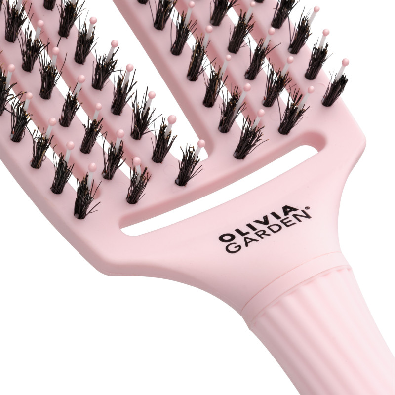 FINGER BRUSH CARE ICONIC PASTEL PINK MEDIUM