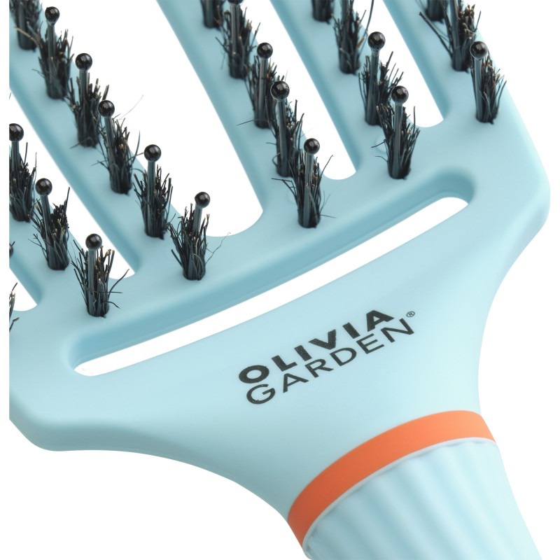 FINGER BRUSH CARE ICONIC BUBBLE BLUE MEDIUM