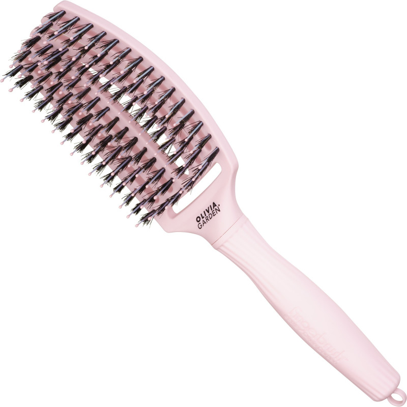 FINGER BRUSH CARE ICONIC PASTEL PINK MEDIUM