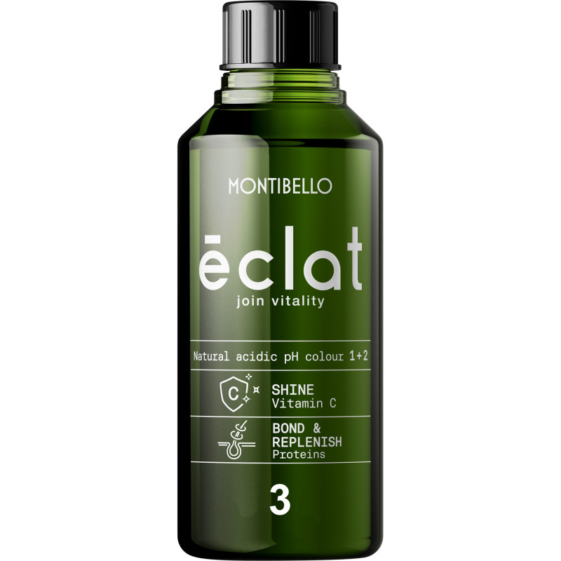 3 ΣΚΟΥΡΟ ΚΑΣΤΑΝΟ MONTIBELLO ECLAT NATURAL ACID PH COLOUR 60ml