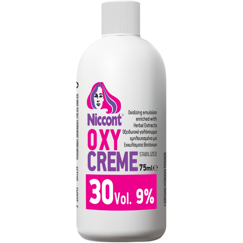 NICCONT OXYCREME 30vol (9%) 75ml