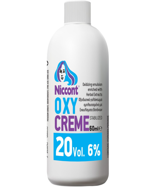 NICCONT OXYCREME 20vol (6%) 60ml