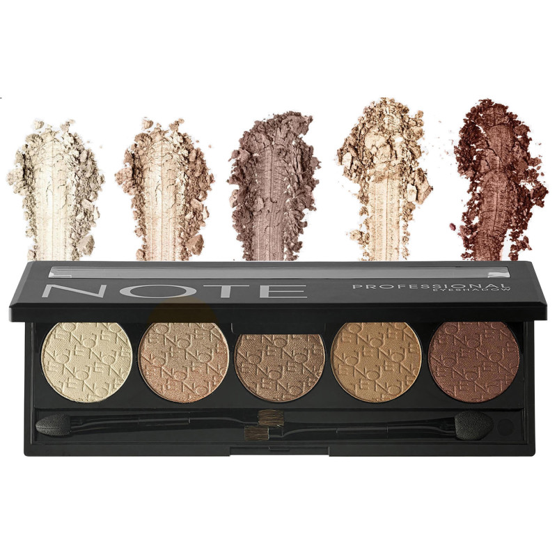 NOTE PROFESSIONAL EYESHADOW PALETTE No107 2g x 5