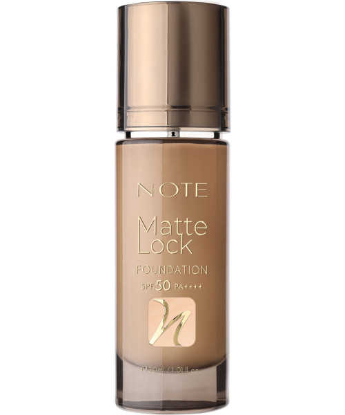 NOTE MATTE LOCK FOUNDATION No110 PURE BEIGE SPF50 30ml