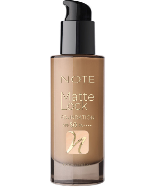 NOTE MATTE LOCK FOUNDATION No110 PURE BEIGE SPF50 30ml