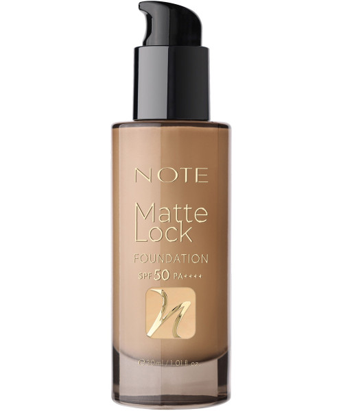 NOTE MATTE LOCK FOUNDATION No120 MEDIUM BEIGE SPF50 30ml