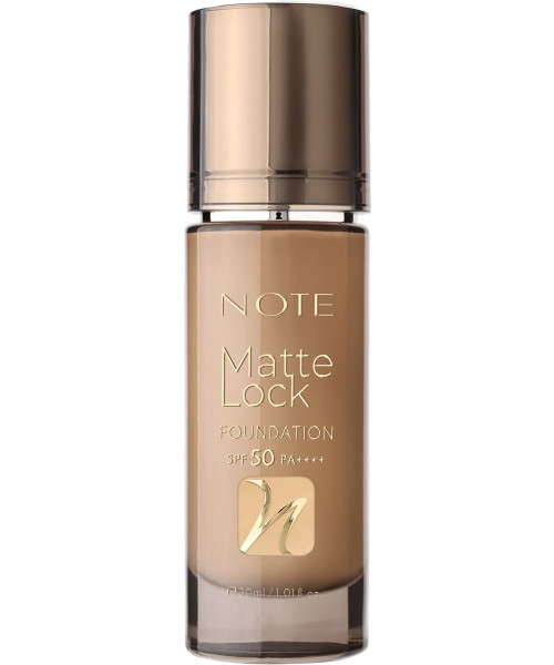 NOTE MATTE LOCK FOUNDATION No120 MEDIUM BEIGE SPF50 30ml