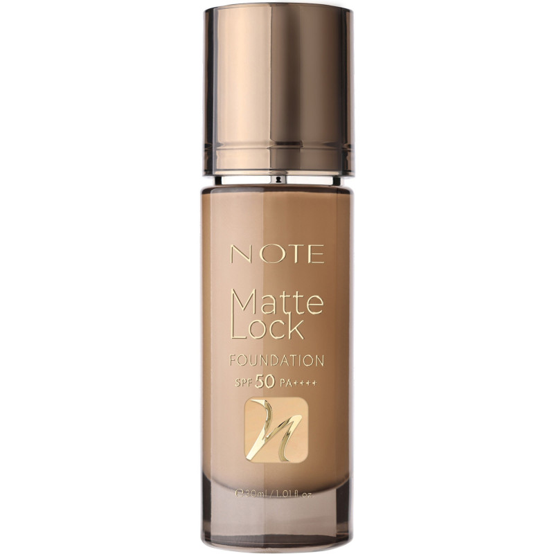 NOTE MATTE LOCK FOUNDATION No120 MEDIUM BEIGE SPF50 30ml