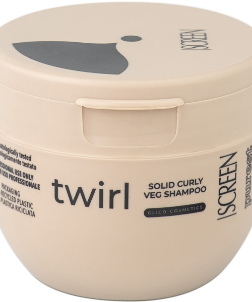 SCREEN TWIRL SOLID CURLY VEG SHAMPOO 100ml