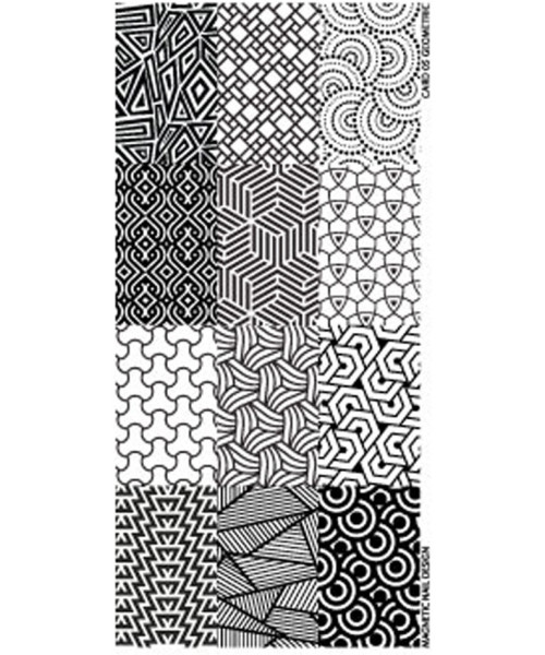 118608 STAMPING PLATE GEOMETRIC No06