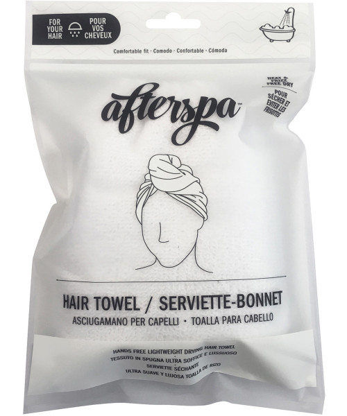 AFTER SPA HAIR TOWEL WHITE - ΠΕΤΣΕΤΑ ΤΟΥΡΜΠΑΝΙ