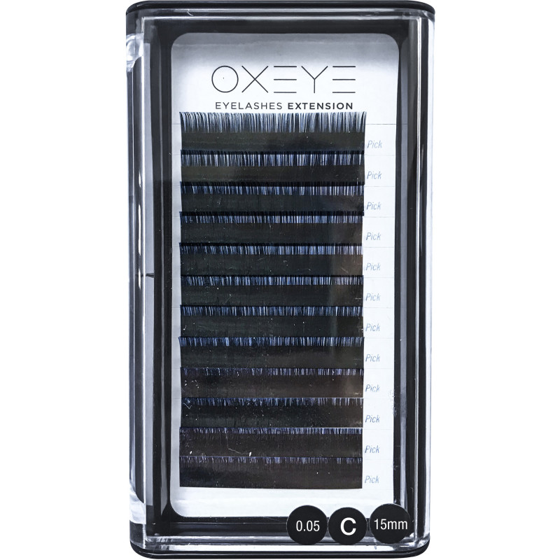 21229 EYELASHES EXTENSION CURV C 0.05 15mm