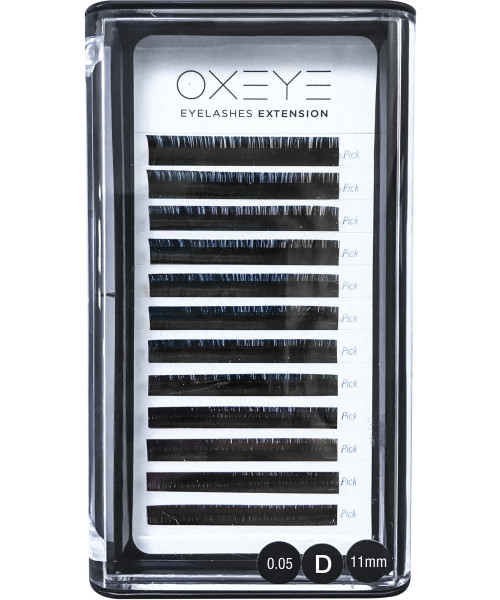 21217 EYELASHES EXTENSION CURV D 0.05 11mm