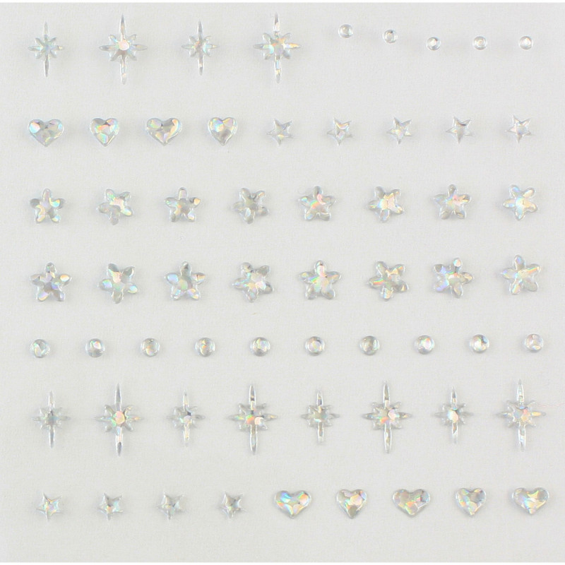 71143 SHINY NAIL APPLIQUE - HOLOGRAM JEWEL