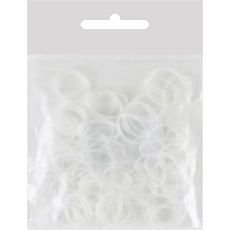 ΛΑΣΤΙΧΑΚΙΑ ΜΑΛΛΙΩΝ ΣΙΛΙΚΟΝΗΣ ΔΙΑΦΑΝΑ 100τμχ