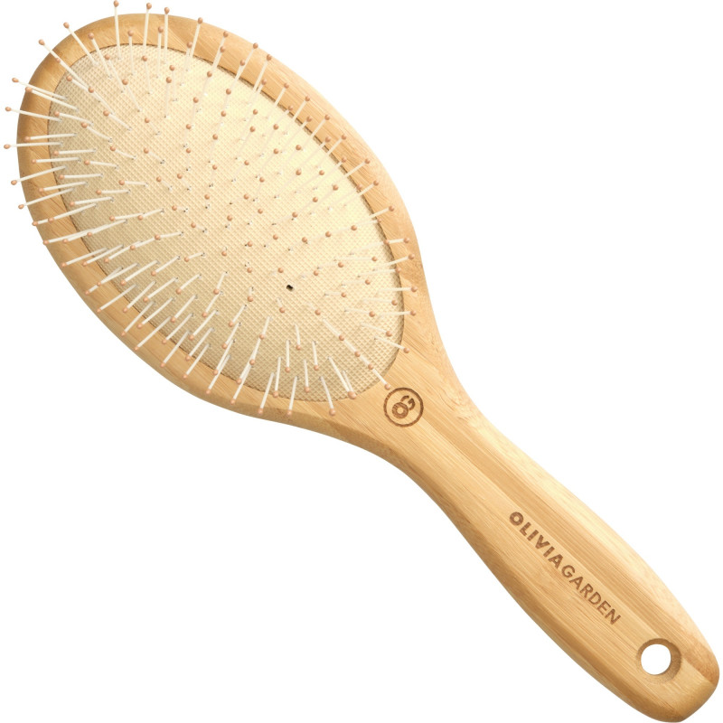 OLIVIA GARDEN BAMBOO TOUCH DETANGLE NYLON ΟΒΑΛ MEDIUM