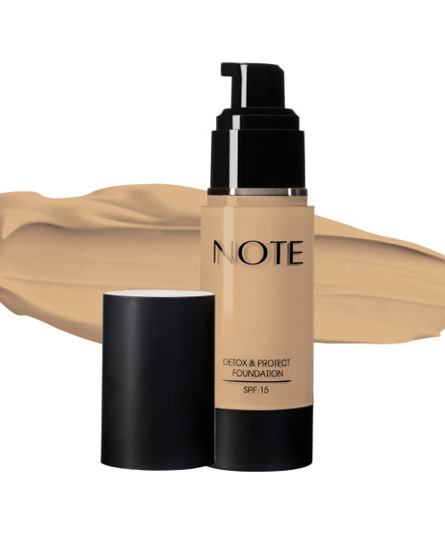 NOTE DETOX & PROTECT FOUNDATION No03 MEDIUM BEIGE 30ml