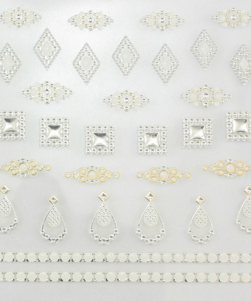 96632 SHINY NAIL APPLIQUE - DAZZLING DECORATION