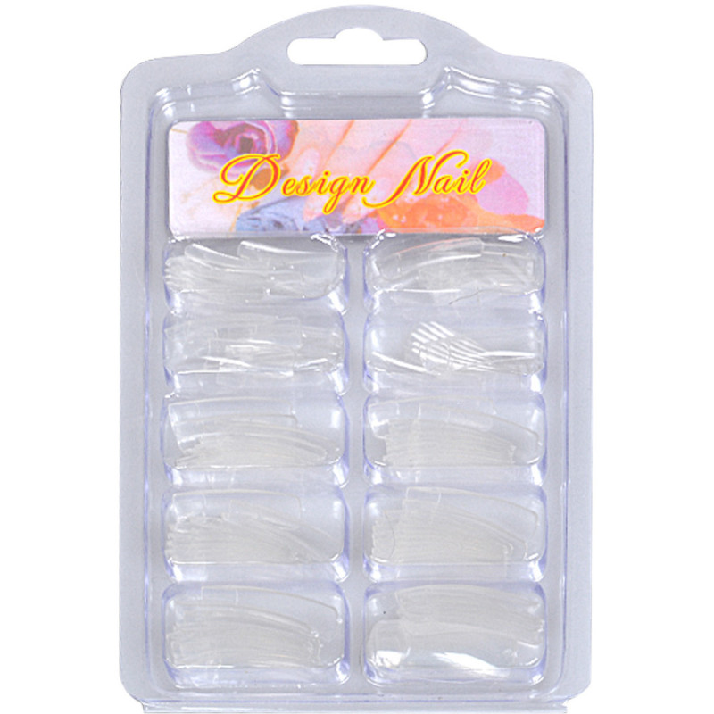NAIL TIPS CLEAR BOX 100pcs