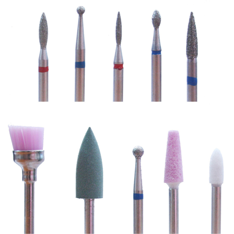 NAIL BITS MANICURE ΚΙΤ 10τμχ