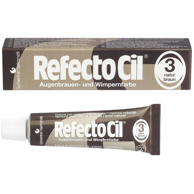 REFECTOCIL ΒΑΦΗ ΒΛΕΦΑΡΙΔΩΝ No3 ΚΑΣΤΑΝΟ ΦΥΣΙΚΟ 15ml