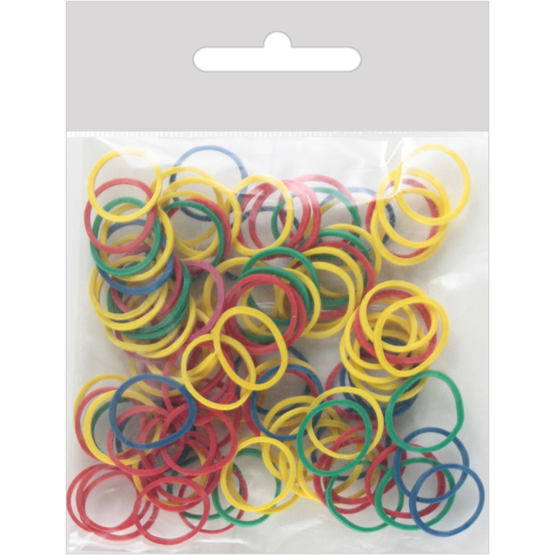 ΛΑΣΤΙΧΑΚΙΑ ΜΑΛΛΙΩΝ ΣΙΛΙΚΟΝΗΣ ΠΟΛΥΧΡΩΜΑ 100τμχ